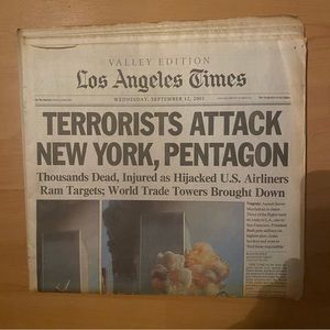 Los Angeles Times Newspaper